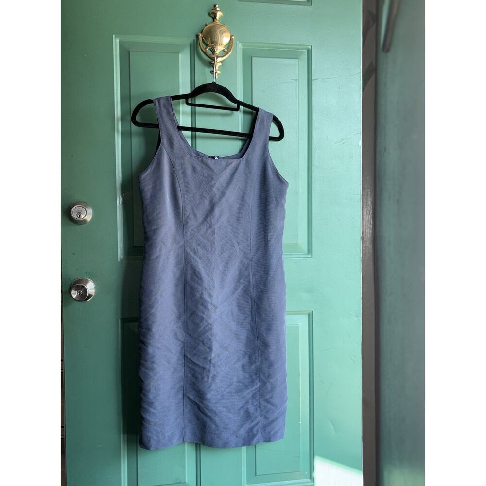 Tess Dress Size 10 Vintage Rayon / Poly Shift Dress Excellent Condition